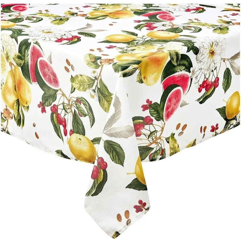 1 Printed Fabric Tablecloth, 60